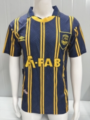 Retro Version 93-94 Aberdeen Away Blue&Yellow Thailand Soccer Jersey AAA-503