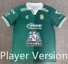 (S-4XL) Player Version 25-26 Club León 2nd Away Green Thailand Soccer Jersey AAA-912