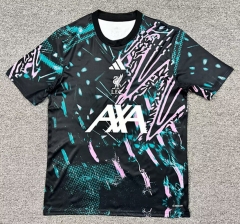 (S-4XL) 26-27 Special version Liverpool Black&Pink Thailand Soccer Jersey AAA-512