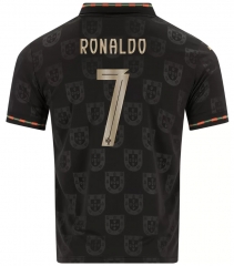 25-26 Special Version Portugal Black (RONALDO #7) Thailand Soccer Jersey AAA-4506