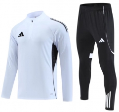 25-26 Adidas White Thailand Soccer Tracksuit-GDP