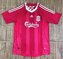 Retro version 08-10 Liverpool Home Red Thailand Soccer Jersey AAA-SL