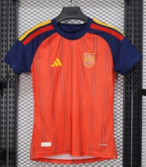 26-27 Spain Home Red Thailand Women Soccer Jersey AAA-888