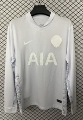 (S-4XL) 125th Anniversary Edition Tottenham Hotspur White LS Thailand Soccer Jersey AAA-2044