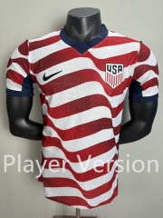 Player Version 2026 World Cup USA Home Red&White Thailand Soccer Jersey AAA-6352