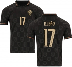 25-26 Special Version Portugal Black (R.Leão #17) Thailand Soccer Jersey AAA-4506