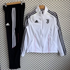 25-26 Juventus FC White Thailand Soccer Coat Uniform-2315