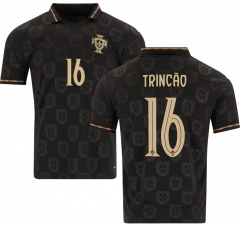 25-26 Special Version Portugal Black (Trincão #16) Thailand Soccer Jersey AAA-4506