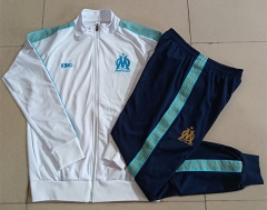 25-26 Olympique Marseille White Thailand Soccer Jacket Uniform-815