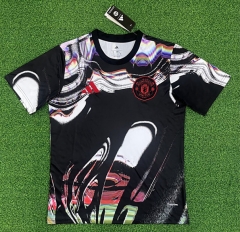 (S-4XL) 26-27 Manchester United Black&White Thailand Training Jersey AAA-4506