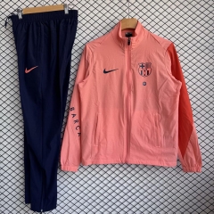 2025-26 Barcelona Orange Thailand Soccer Coat Uniform-2315