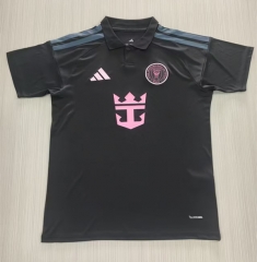 (S-4XL) 26-27 Inter Miami CF Away Black Thailand Soccer Jersey AAA-2483