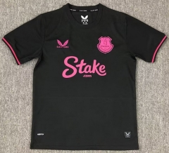 (S-4XL) 25-26 Everton 4th Away Black Thailand Soccer Jersey AAA-6850