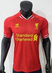 Retro Version 13-14 Liverpool Home Red Thailand Soccer Jersey AAA-0871