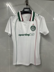 26-27 SE Palmeiras Away White Women Thailand Soccer Jersey AAA-8841