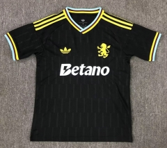 (S-4XL) 26-27 Special Version Aston Villa Black Thailand Soccer Jersey AAA-6850