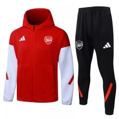25-26 Arsenal Red Thailand Soccer Jacket Uniform With Hat-815