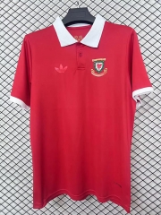 (S-4XL) 150th Anniversary Wales Red Thailand Soccer Jersey AAA-2044