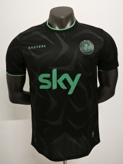 (S-4XL) 25-26 Ireland 2nd Away Black Thailand Soccer Jersey AAA-9753