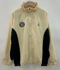 25-26 Jordan Khaki Thailand Embroidered Trench Coats With Hat-0255