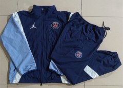 25-26 Jordan Paris SG Royal Blue Thailand Soccer Coat Uniform-815