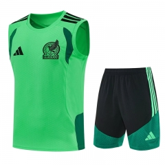 26-27 Mexico Green Thailand Soccer Vest Uniform-4627
