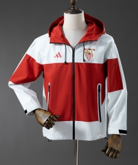 25-26 Sevilla Red&White Thailand Trench Coats With Hat-0255