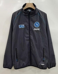 25-26 Napoli Black&Grey Pad printing Thailand Embroidered Trench Coats-0255