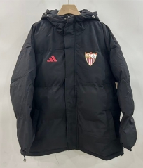 25-26 Sevilla Black Cotton Coat-0255