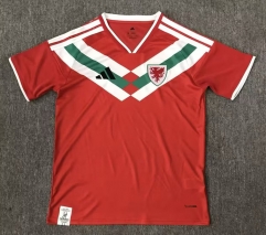 (S-4XL) 26-27 Special Version Wales Red Thailand Soccer Jersey AAA-4178