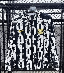 26-27 Barcelona Black&White Thailand Trench Coats With Hat-8268