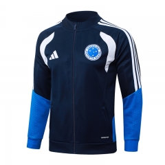 26-27 Cruzeiro EC Royal Blue Thailand Soccer Jacket-815