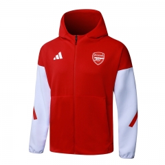 25-26 Arsenal Red Thailand Soccer Jacket With Hat-815