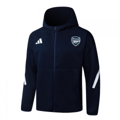 25-26 Arsenal Royal Blue Thailand Soccer Jacket With Hat-815