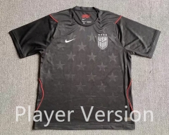 Player Version (S-4XL) 26-27 USA Away Black Thailand Soccer Jersey AAA-912