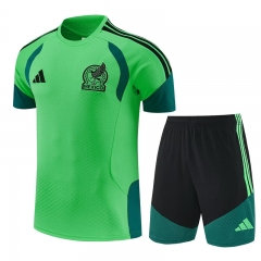 26-27 Mexico Green Thailand Soccer Uniform-4627