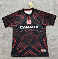 (S-4XL) 2026 Hollywood Version Canada Red&Black Thailand Soccer Jersey AAA-4506
