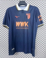 (S-4XL) 26-27 FC Augsburg Royal Blue Thailand Soccer Jersey AAA-2044