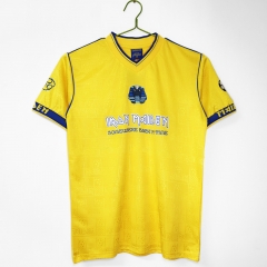 Retro Version 2008 West Ham United Away Yellow Thailand Soccer Jersey AAA-C1046