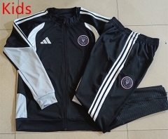 26-27 Inter Miami CF Black Kids/Youth Soccer Jacket Uniform-815