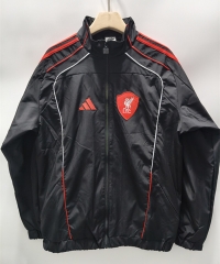 26-27 Liverpool Black Training Thailand Soccer Coat-0255