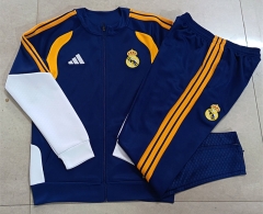 26-27 Real Madrid Royal Blue Thailand Soccer Jacket Uniform-815