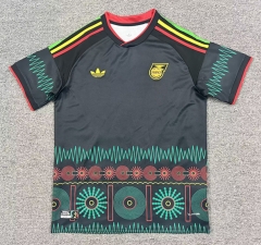 (S-4XL) 2026 World Cup Jamaica Away Black&Green Thailand Soccer Jersey AAA-512