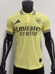 26-27 Arsenal Yellow Thailand Polo Shirt-SJ
