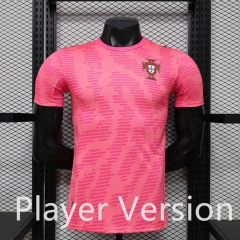 Player Version 26-27 Special Version Portugal Pink Thailand Soccer Jersey AAA-888