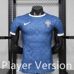 Player version 26-27 Special Version Portugal Blue Thailand Soccer Jersey AAA-888