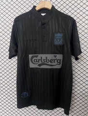 (S-4XL) Retro Version 1995 Liverpool Black Thailand Soccer Jersey AAA-2044