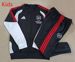 26-27 Arsenal Black Kids/Youth Soccer Jacket Uniform-815