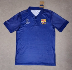 25-26 Champions League Barcelona Blue Thailand Polo Shirt-4728