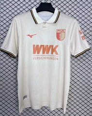 (S-4XL) 26-27 FC Augsburg Beige Thailand Soccer Jersey AAA-2044
